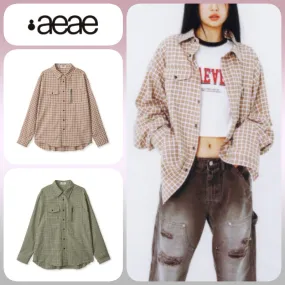 AEAE  |Unisex Long Sleeves Cotton Shirts