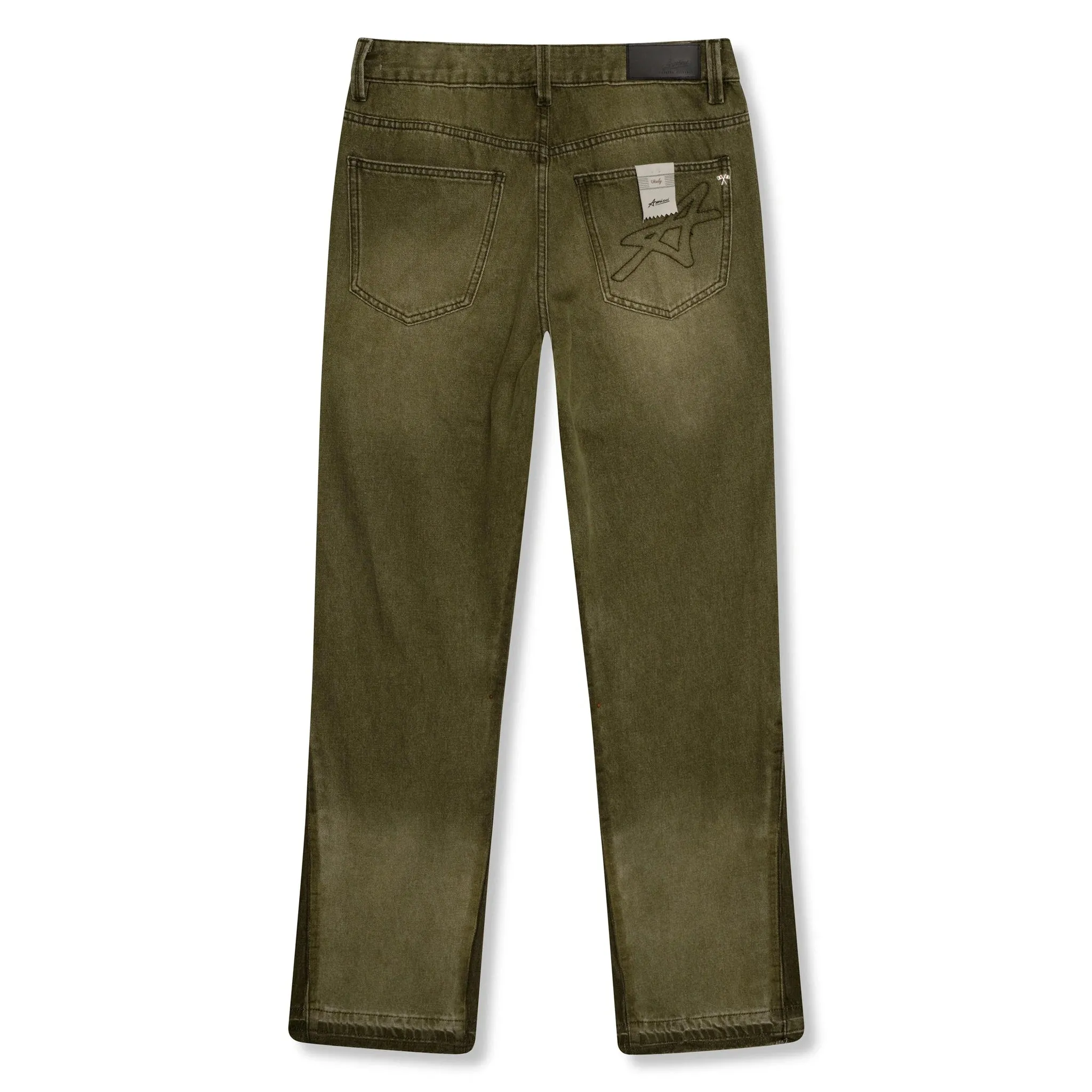 Amicci Adrano Flare Jeans Olive