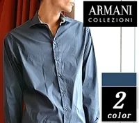 ARMANI COLLEZIONI  |Long Sleeves Cotton Shirts