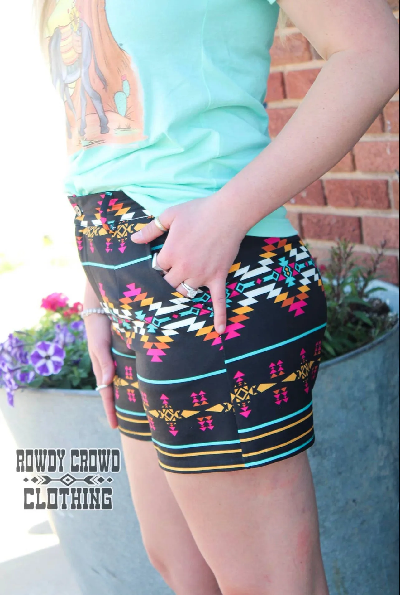 Azel Aztec Shorts