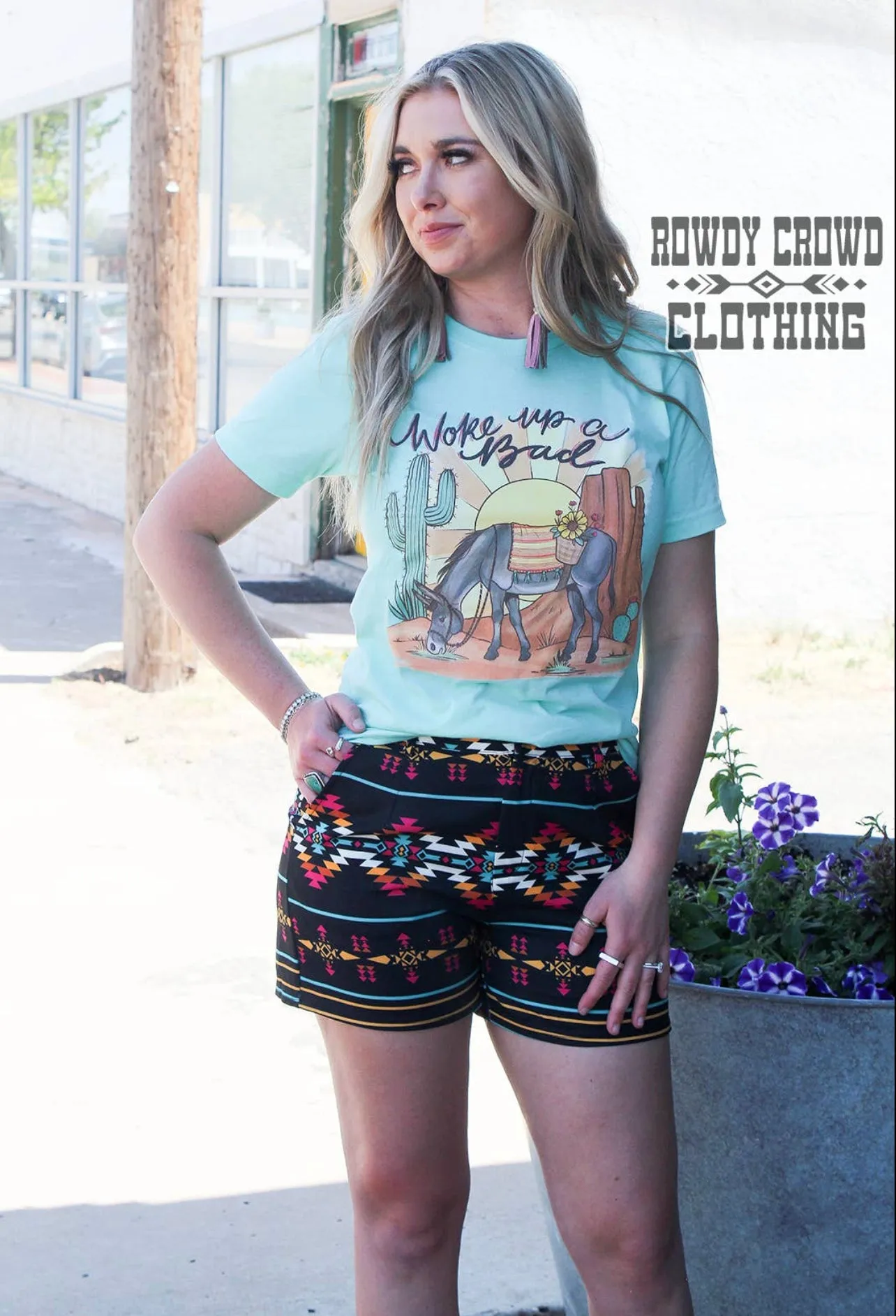 Azel Aztec Shorts