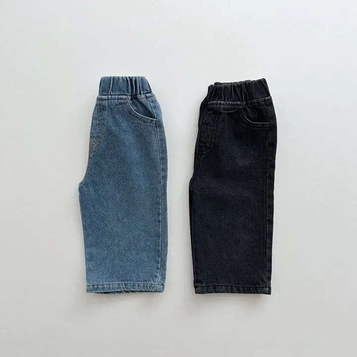 Baby Kid Girls Boys Solid Color Jeans Wholesale 231130148