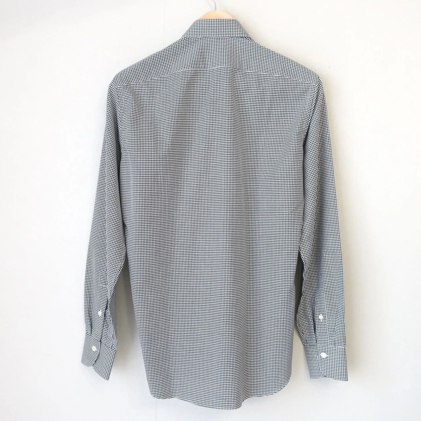 BAGUTTA  |Zigzag Long Sleeves Cotton Shirts