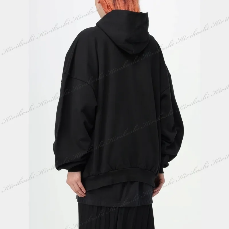 BALENCIAGA  |Unisex Street Style Long Sleeves Plain Cotton Oversized