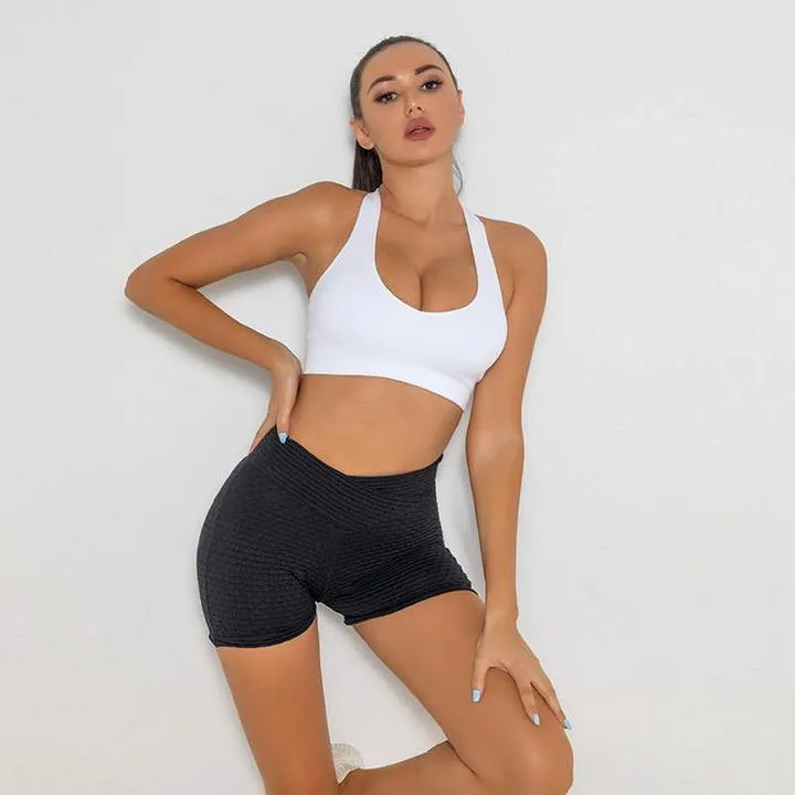 Baller Babe Compression Activewear Shorts in Black