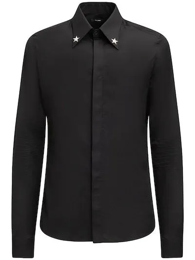 BALMAIN  |Long Sleeves Cotton Luxury Shirts