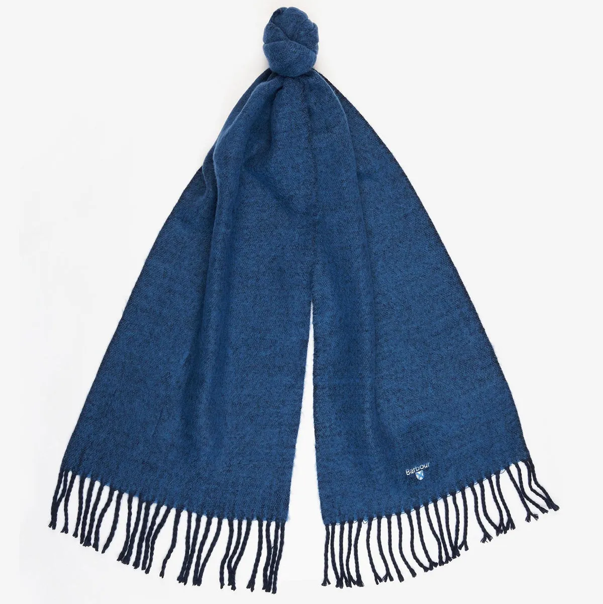 Barbour Two Tone Shiel Scarf in Navy