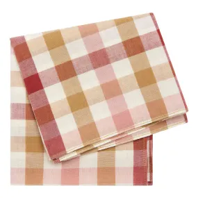 Bonpoint Child Cayati Scarf Caramel Brown Checks