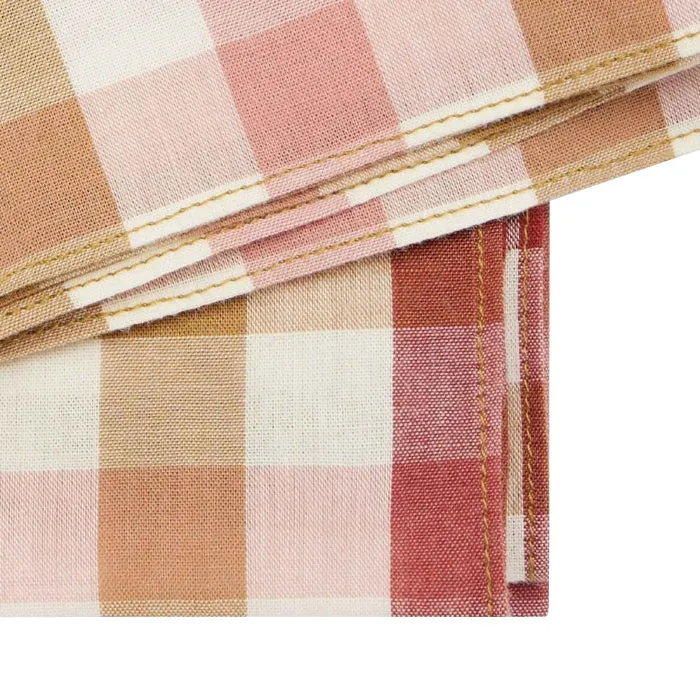 Bonpoint Child Cayati Scarf Caramel Brown Checks