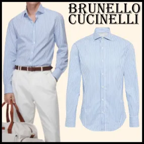 BRUNELLO CUCINELLI  |Long Sleeves Cotton Polos