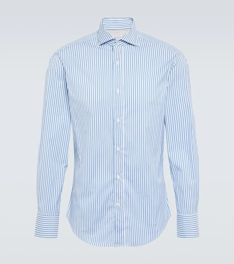 BRUNELLO CUCINELLI  |Long Sleeves Cotton Polos