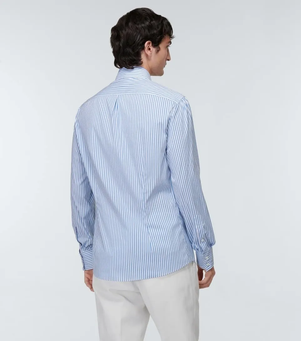 BRUNELLO CUCINELLI  |Long Sleeves Cotton Polos