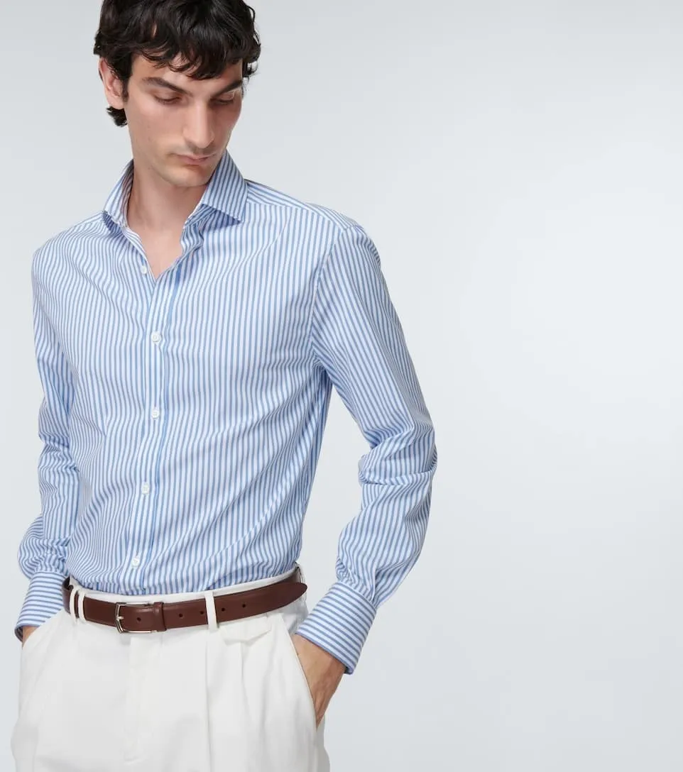 BRUNELLO CUCINELLI  |Long Sleeves Cotton Polos