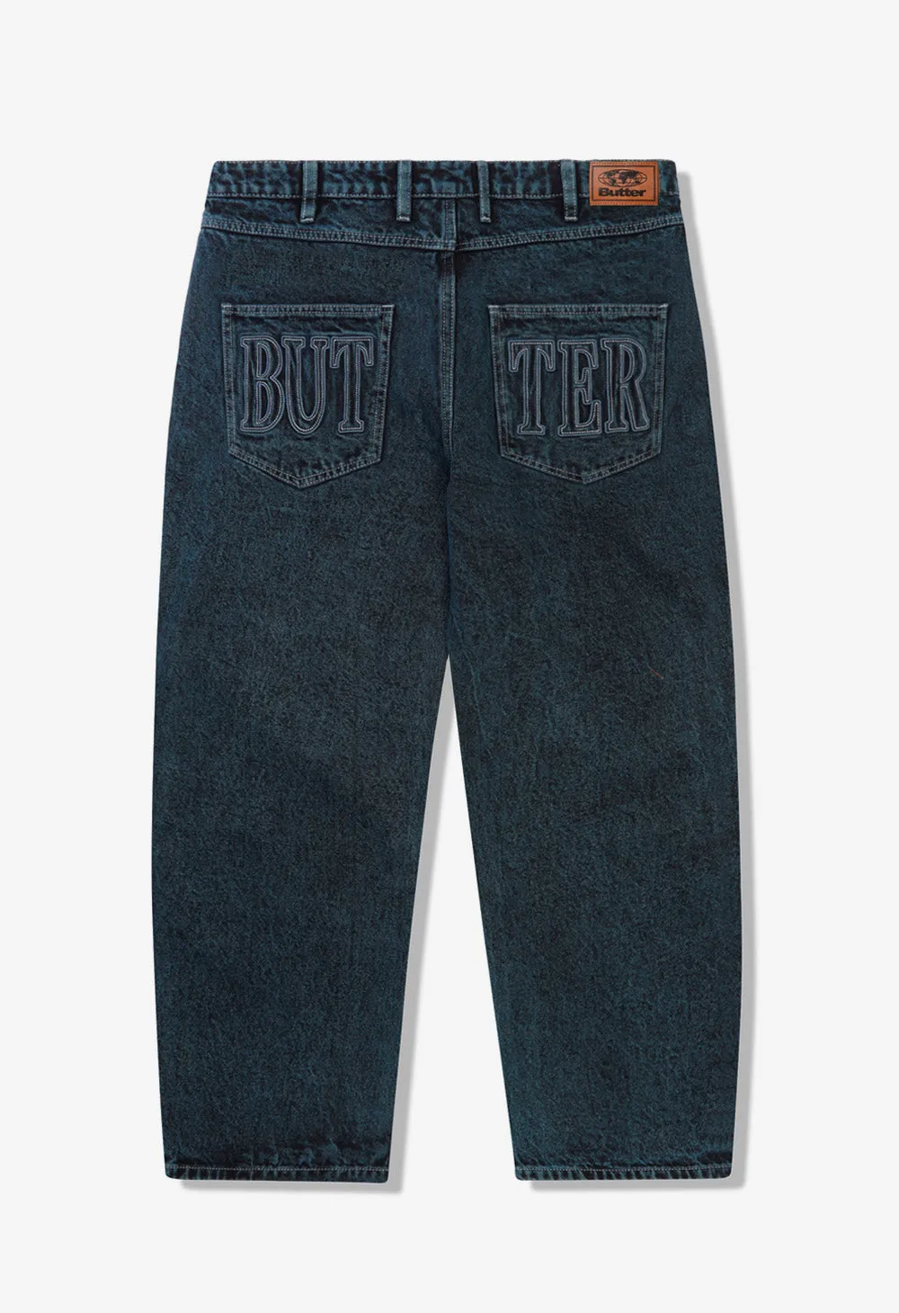 BUTTER GOODS Applique denim jeans