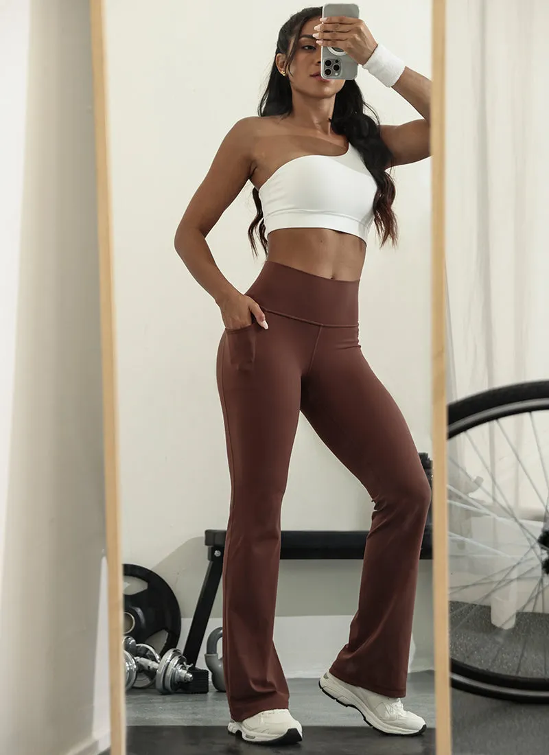 Butterluxe High Waist Flare Side Pocket Leggings 31.5