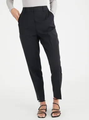 Buy Black Tapered Trousers 18L | Trousers | Tu