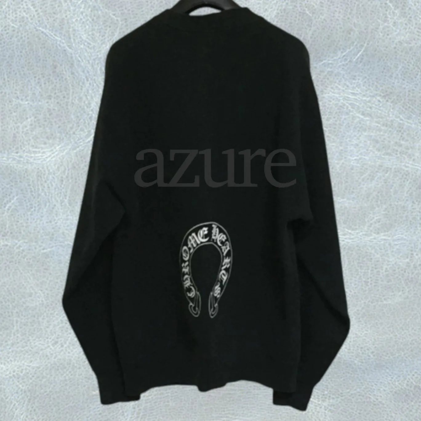 CHROME HEARTS  |Pullovers Unisex Street Style Long Sleeves Plain Cotton Logo