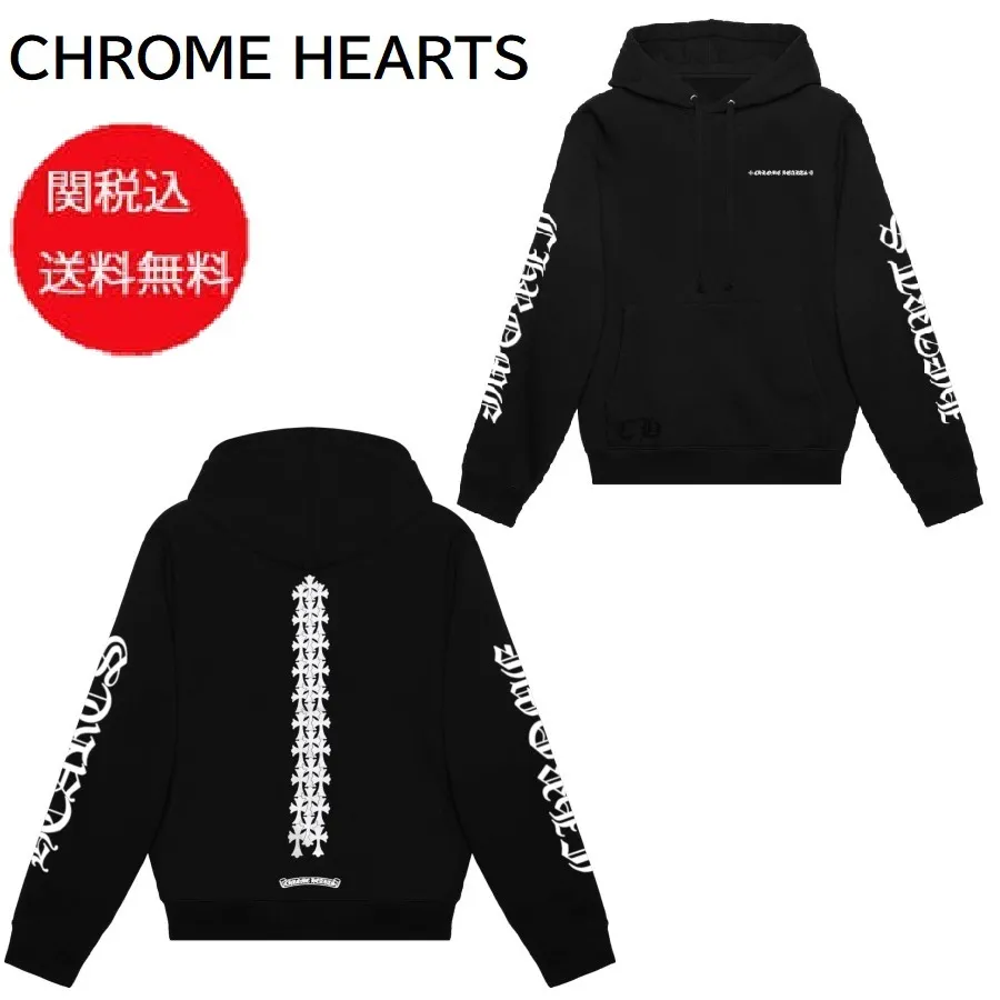 CHROME HEARTS  |Pullovers Unisex Sweat Street Style Long Sleeves Plain Logo