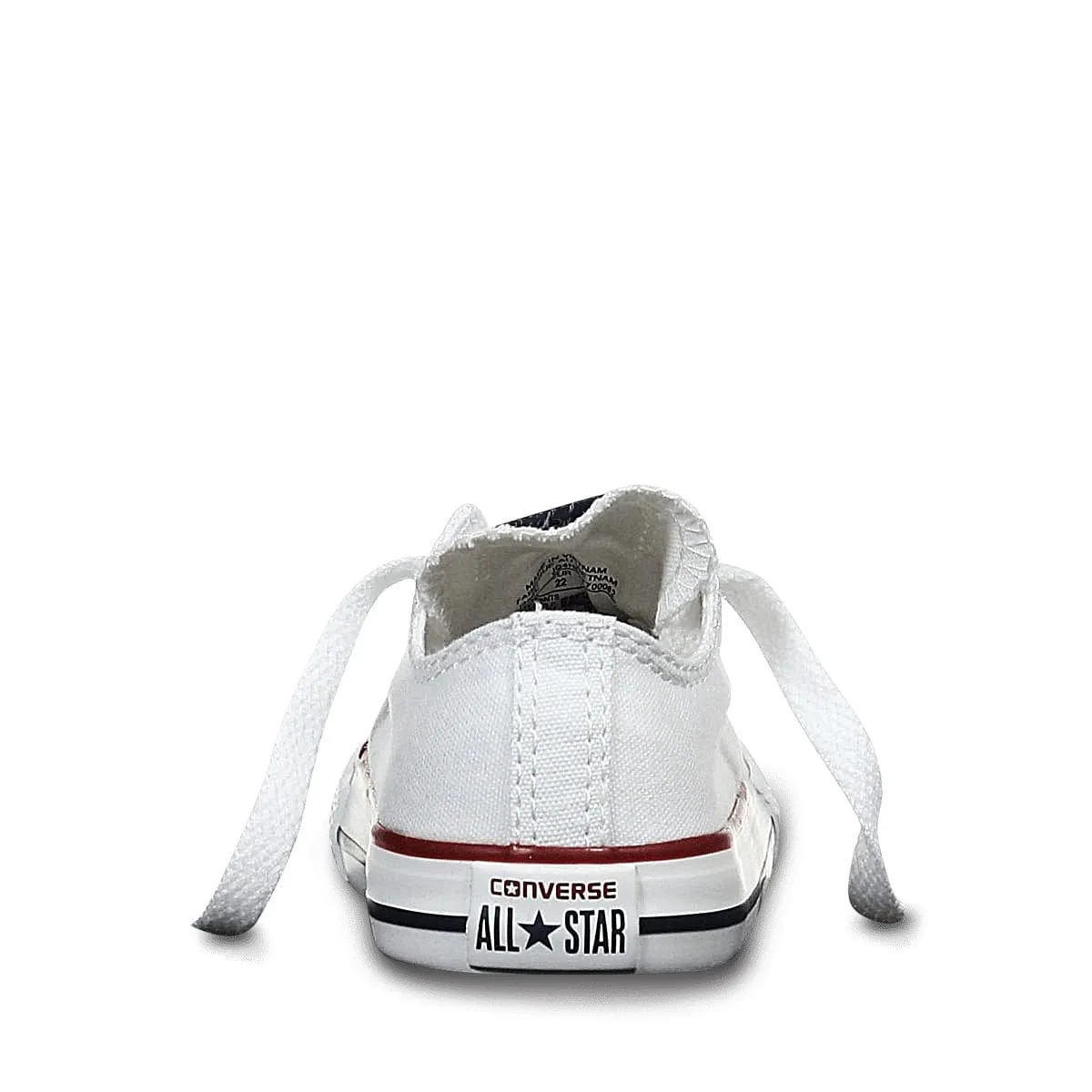 CONVERSE KIDS CHUCK TAYLOR ALL STARS LOW TOP WHITE SHOE