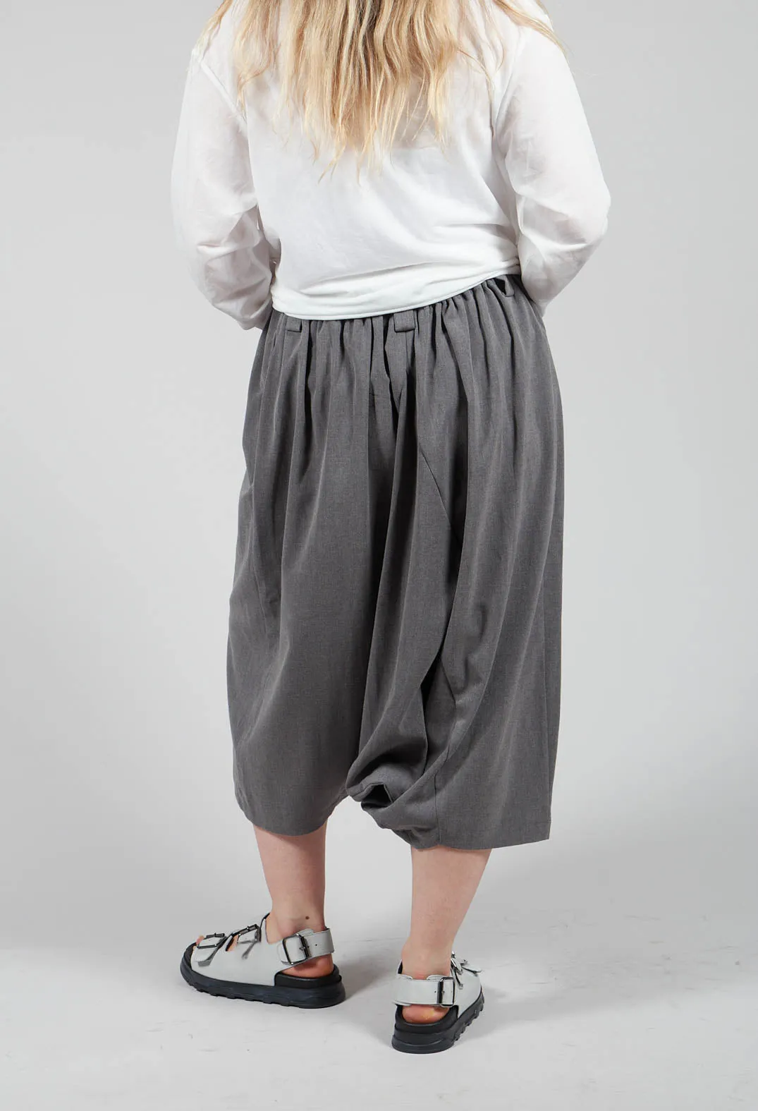 Culotte Style Trousers in Grey