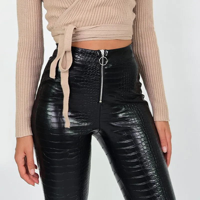 DARLENE FAUX LEATHER PANTS