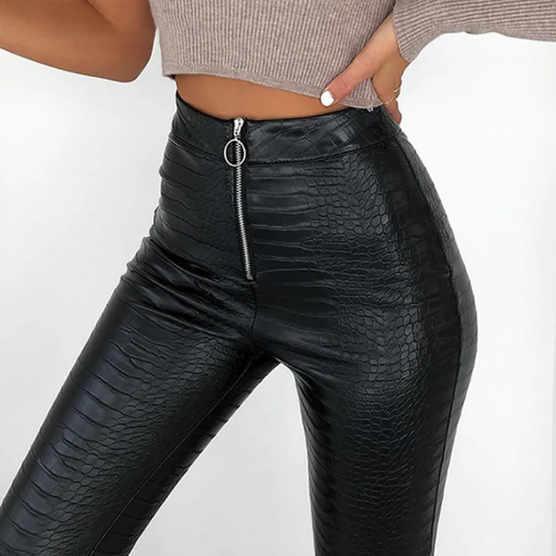 DARLENE FAUX LEATHER PANTS