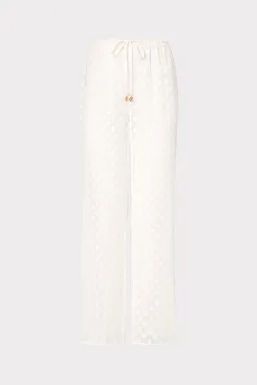 Diamond Jacquard Coverup Pants