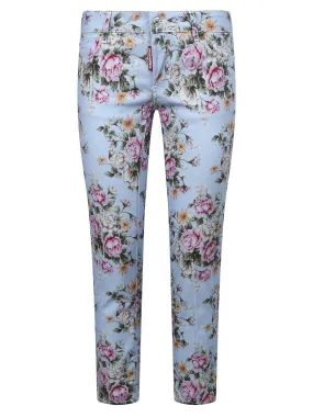 Dsquared2 Floral Print Cropped Trousers