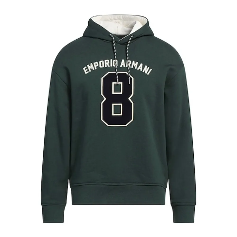 EMPORIO ARMANI  |Pullovers Unisex Street Style Long Sleeves Plain Cotton Logo