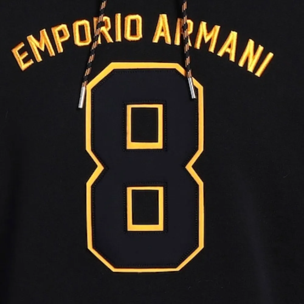 EMPORIO ARMANI  |Pullovers Unisex Street Style Long Sleeves Plain Cotton Logo