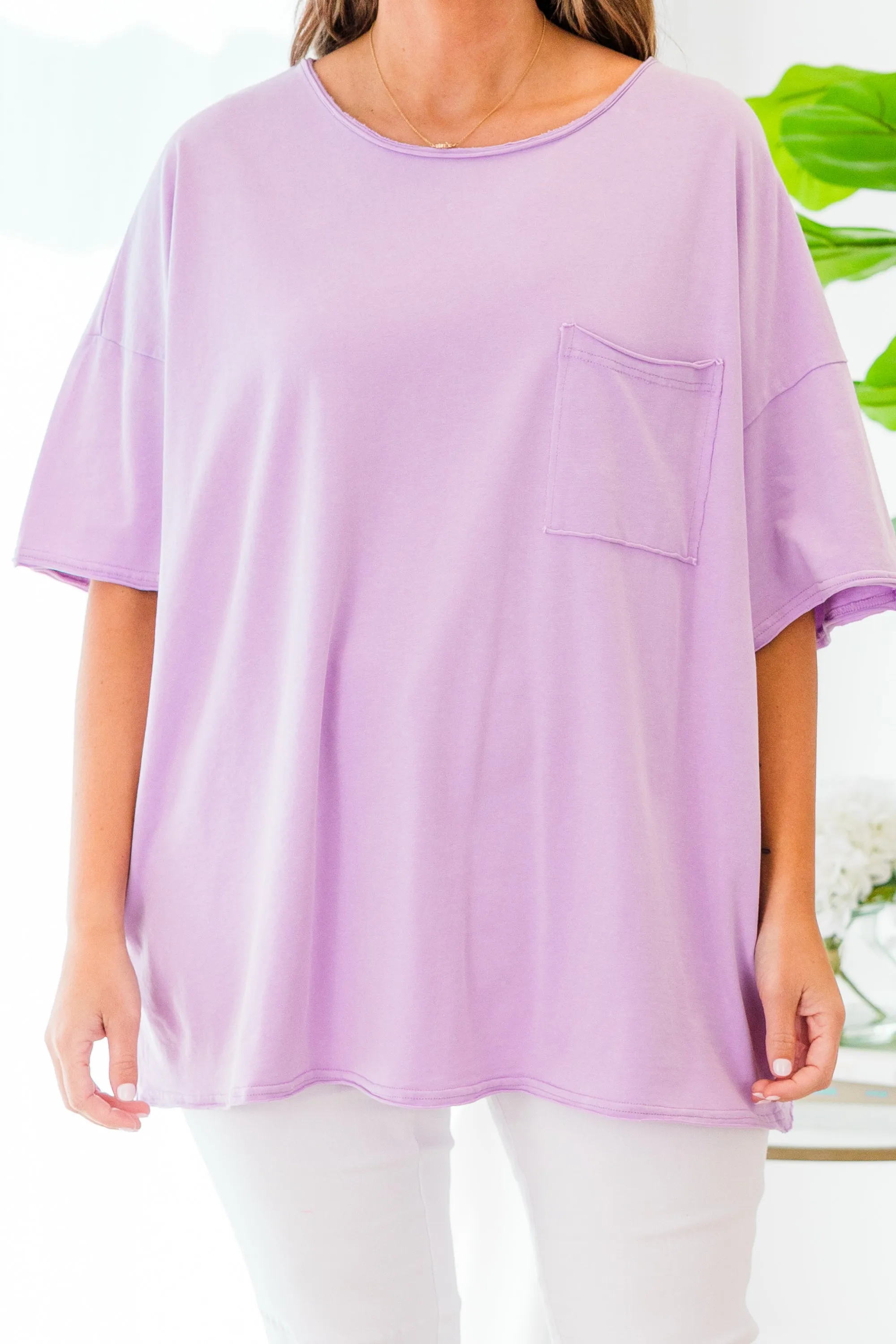 Encourage Change Top, Lavender