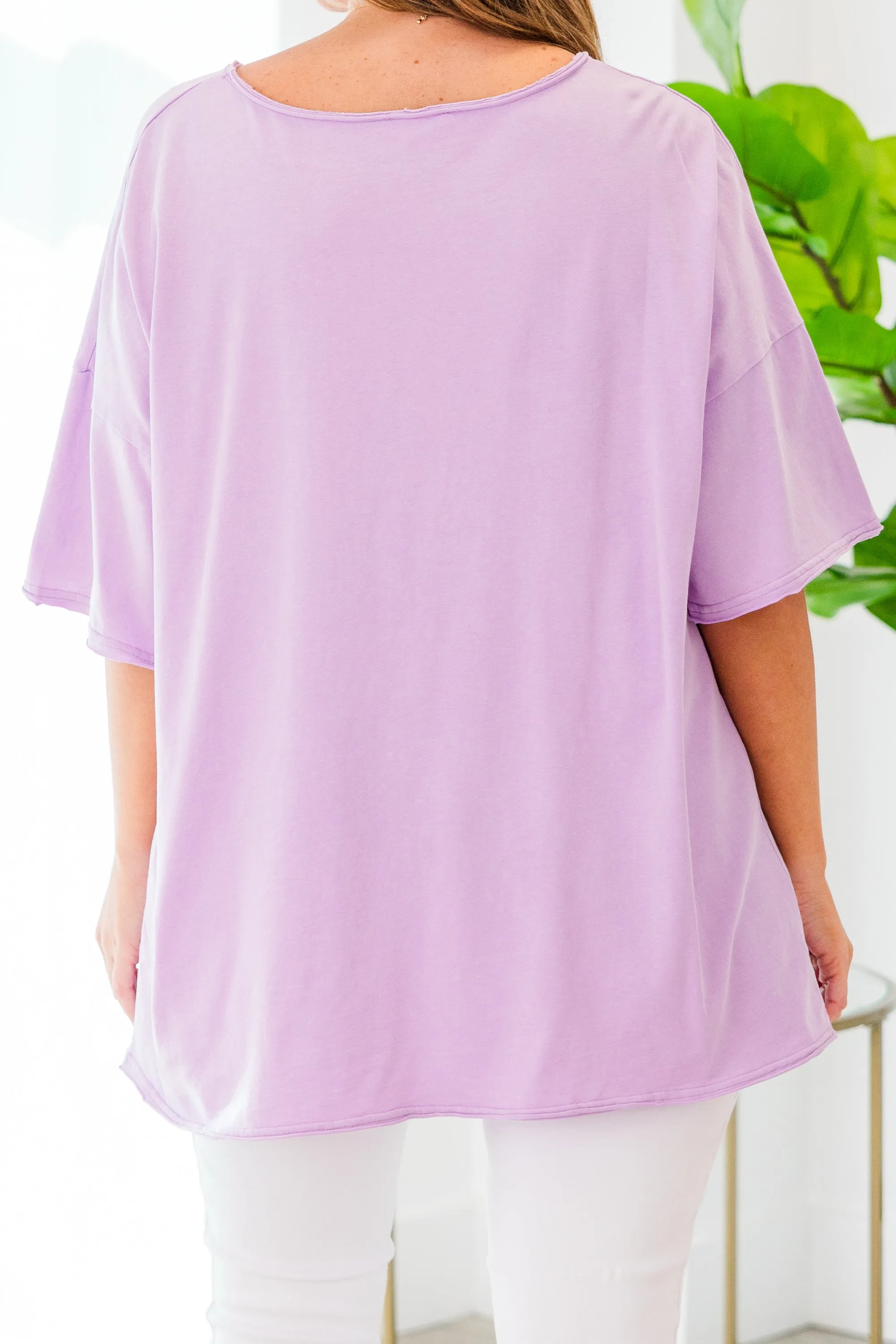 Encourage Change Top, Lavender