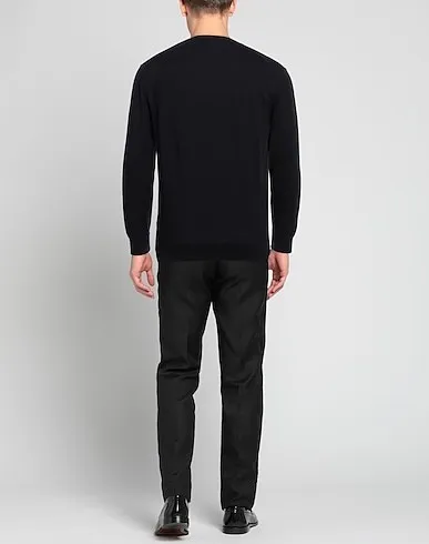 Ermenegildo Zegna  |Crew Neck Pullovers Long Sleeves Plain Cotton Oversized