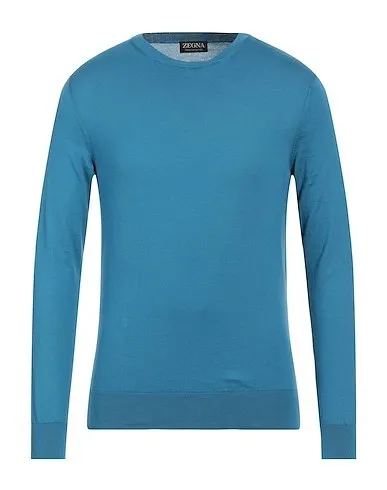 Ermenegildo Zegna  |Crew Neck Pullovers Long Sleeves Plain Cotton Oversized