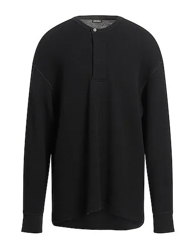 Ermenegildo Zegna  |Pullovers Long Sleeves Plain Oversized Logo Luxury Sweaters