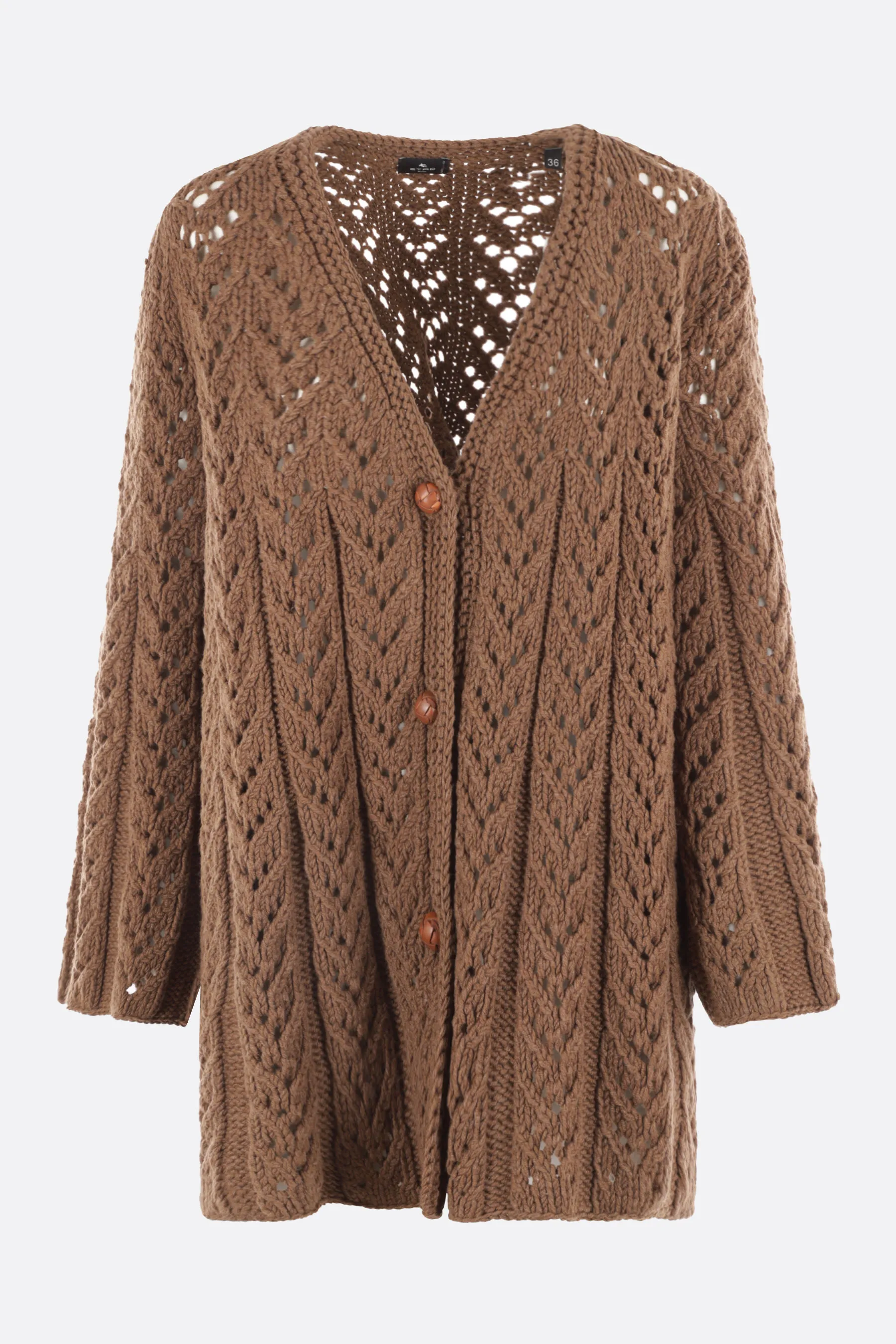 ETRO  |Long Sleeves Plain Oversized Cardigans