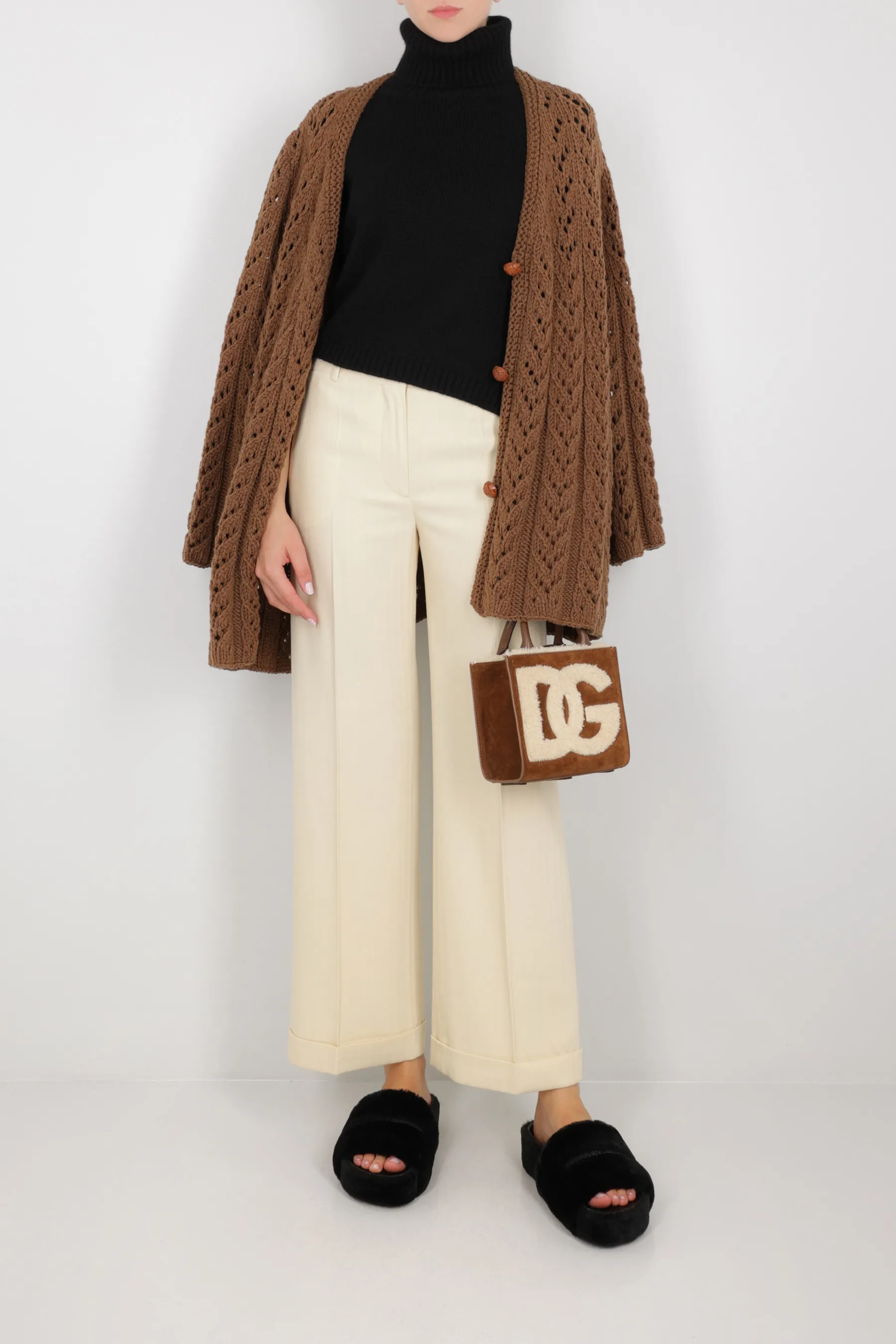 ETRO  |Long Sleeves Plain Oversized Cardigans