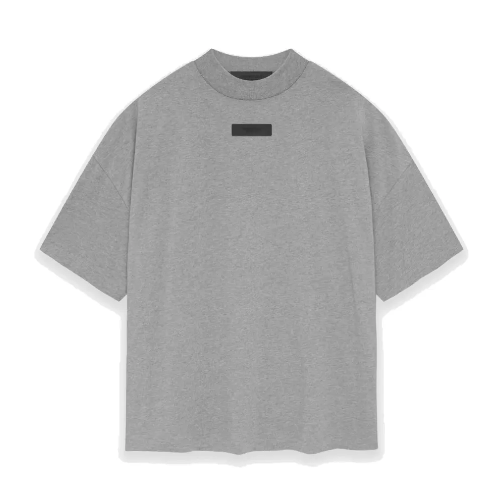 Fear of God ESSENTIALS Short Sleeve Tee 'Dark Heather Oatmeal'