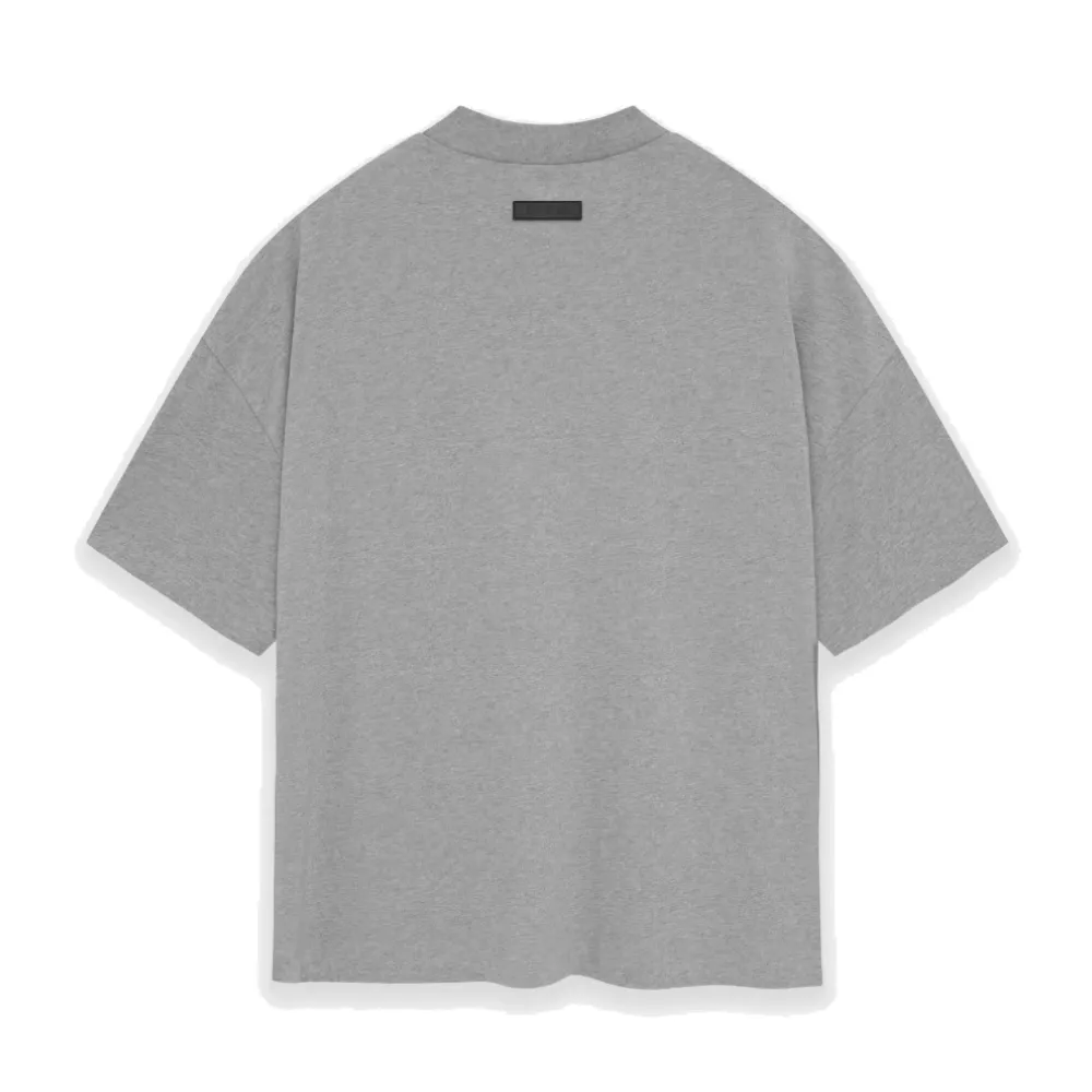 Fear of God ESSENTIALS Short Sleeve Tee 'Dark Heather Oatmeal'