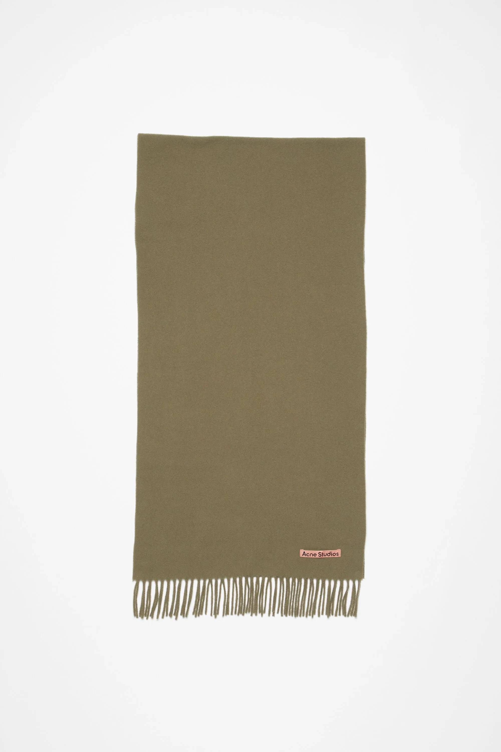 Fringe wool scarf - Narrow