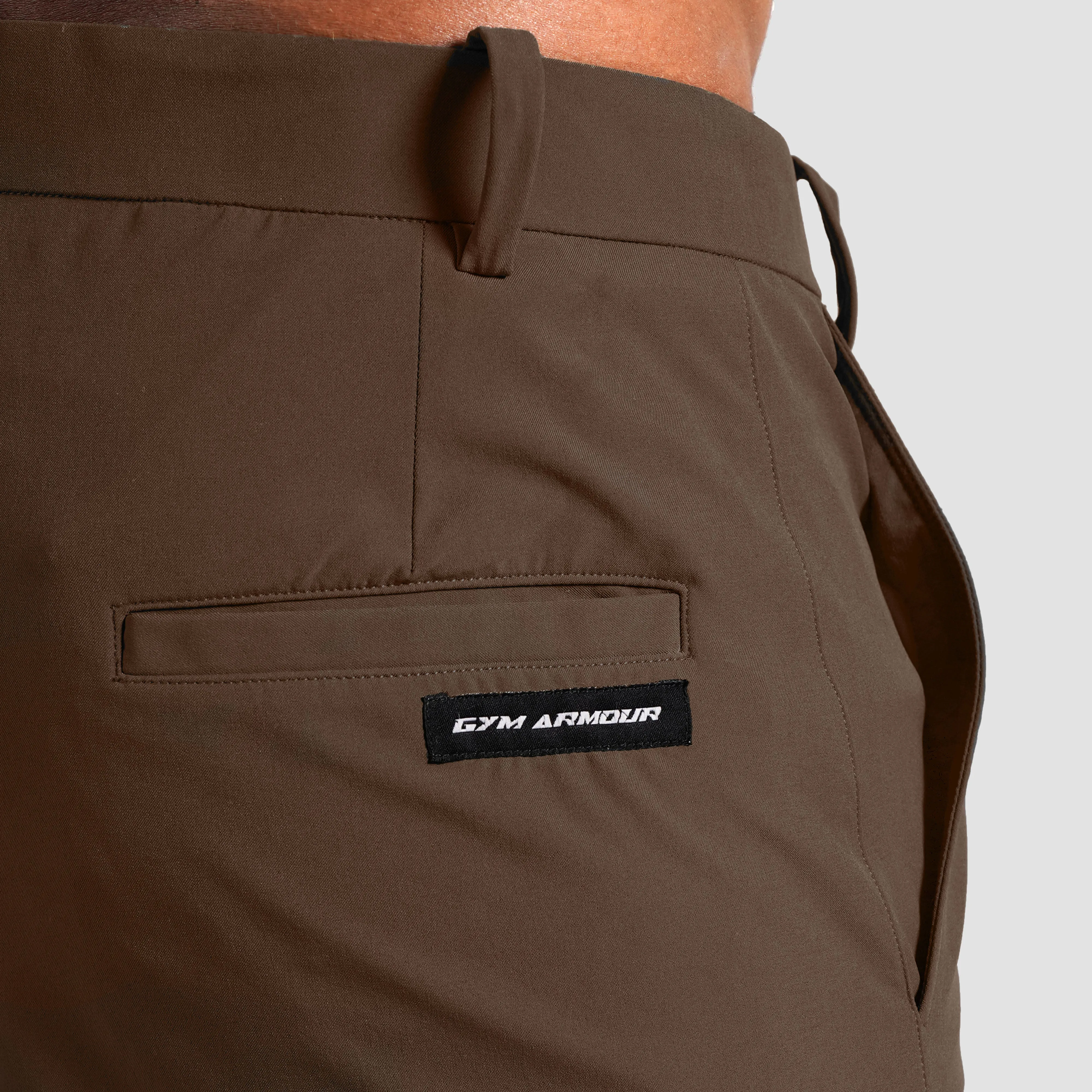 GA Straight Pants (Brown)