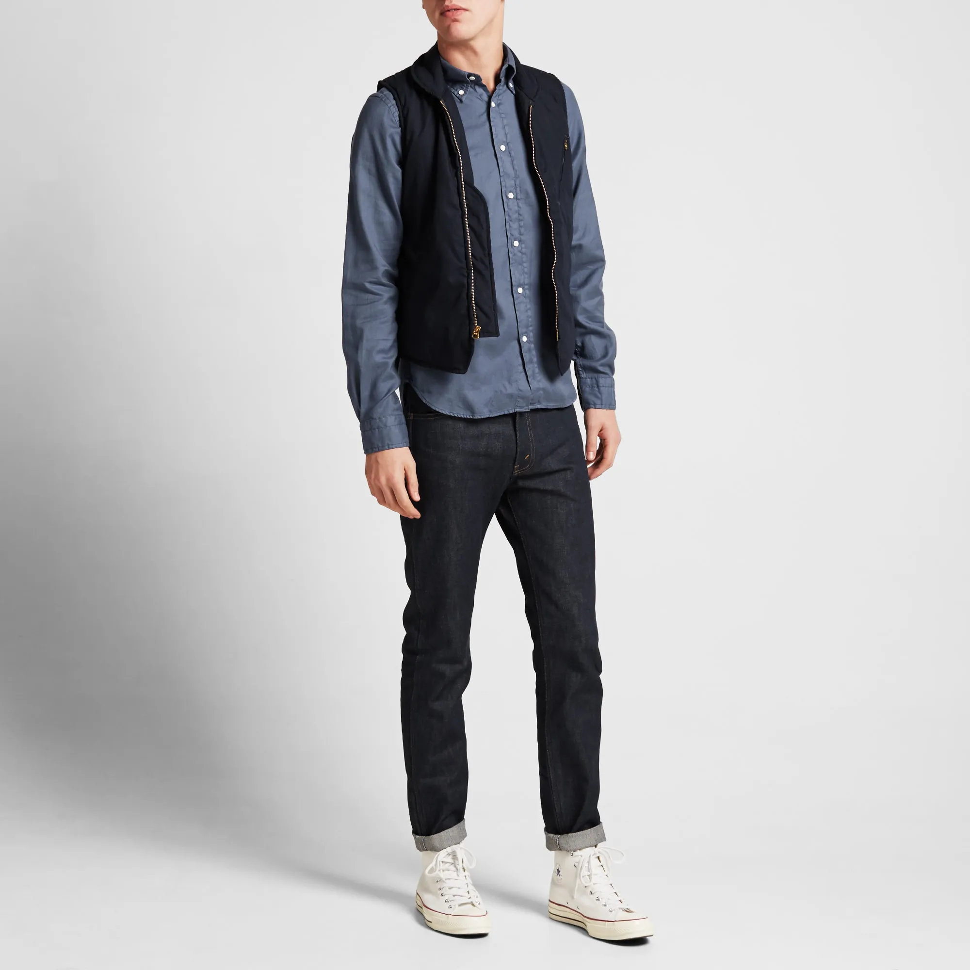 GANT Rugger Button Down Comfy Twill ShirtHurricane Blue