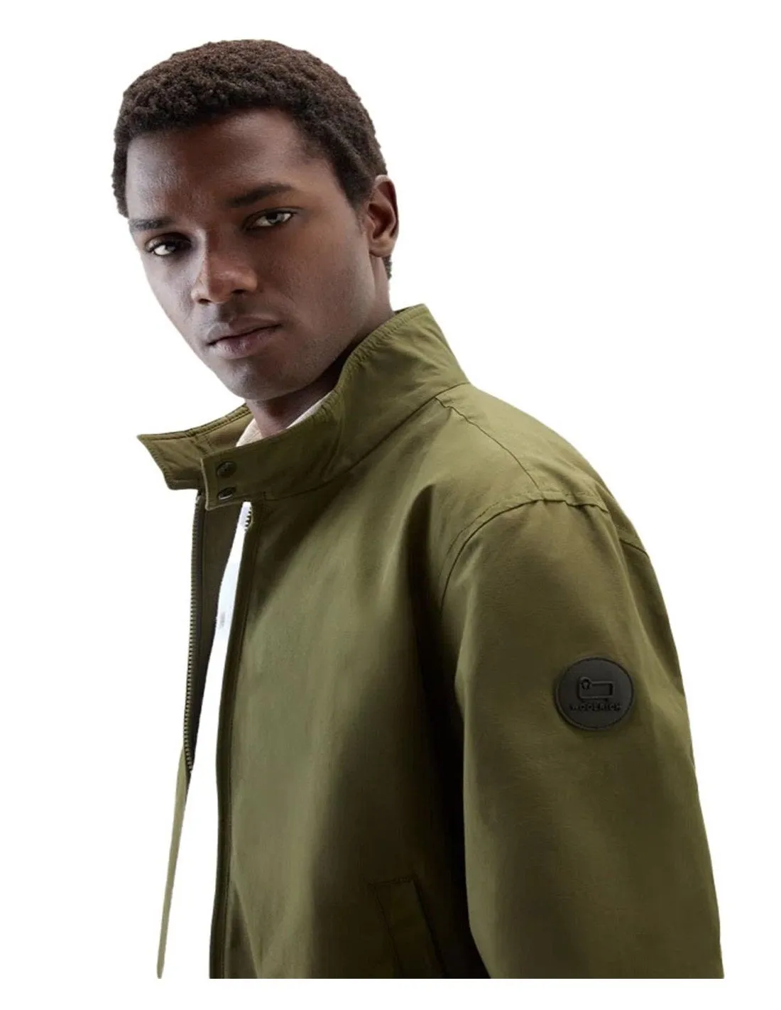 Giubbino Woolrich uomo cruiser bomber  CFWOOU0881 verde