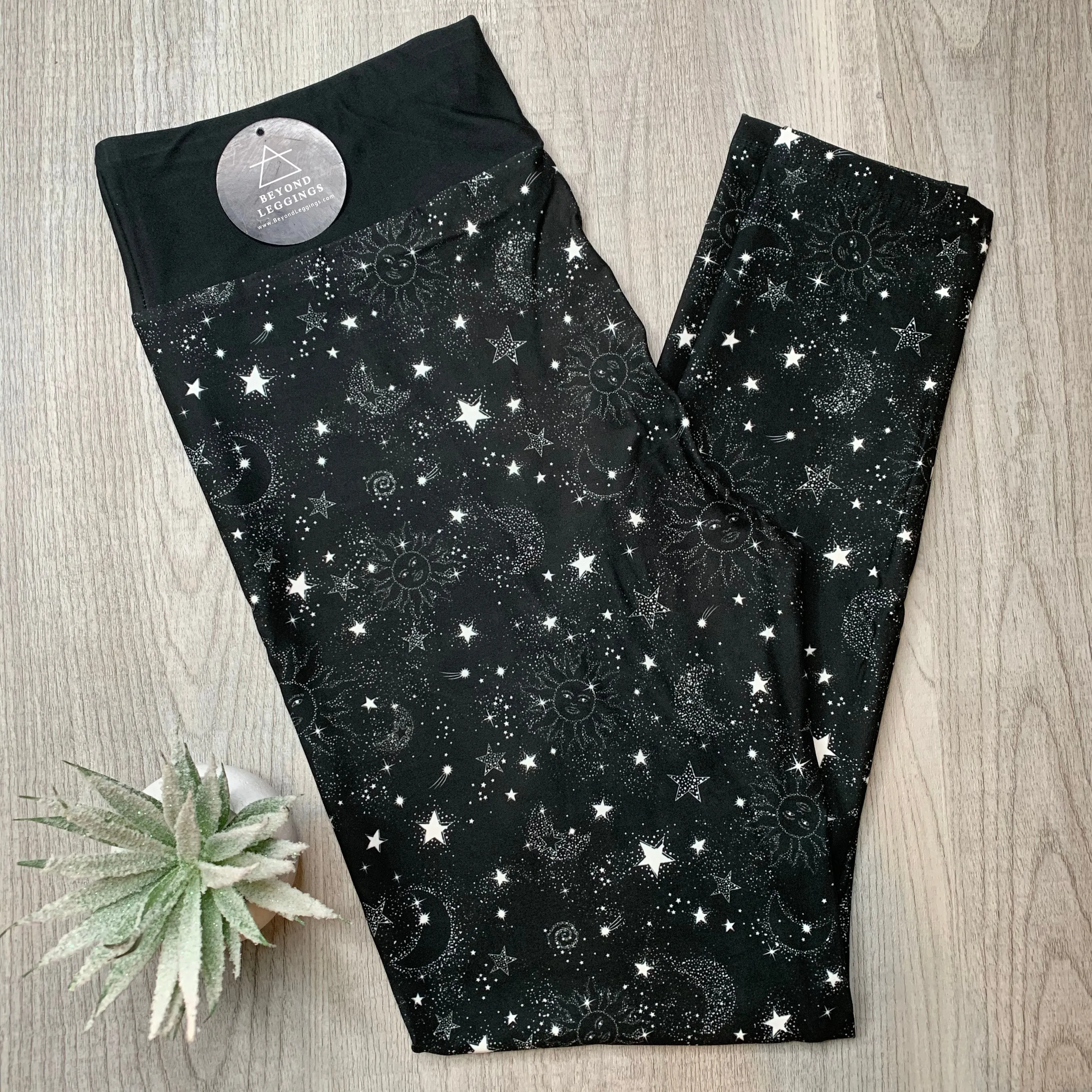 Glitter Space Soft Leggings