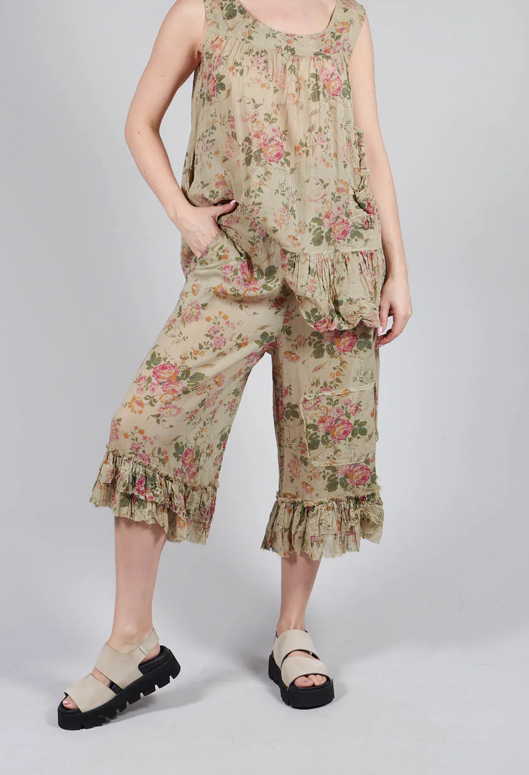 Goyave Trousers in Almond Flowers