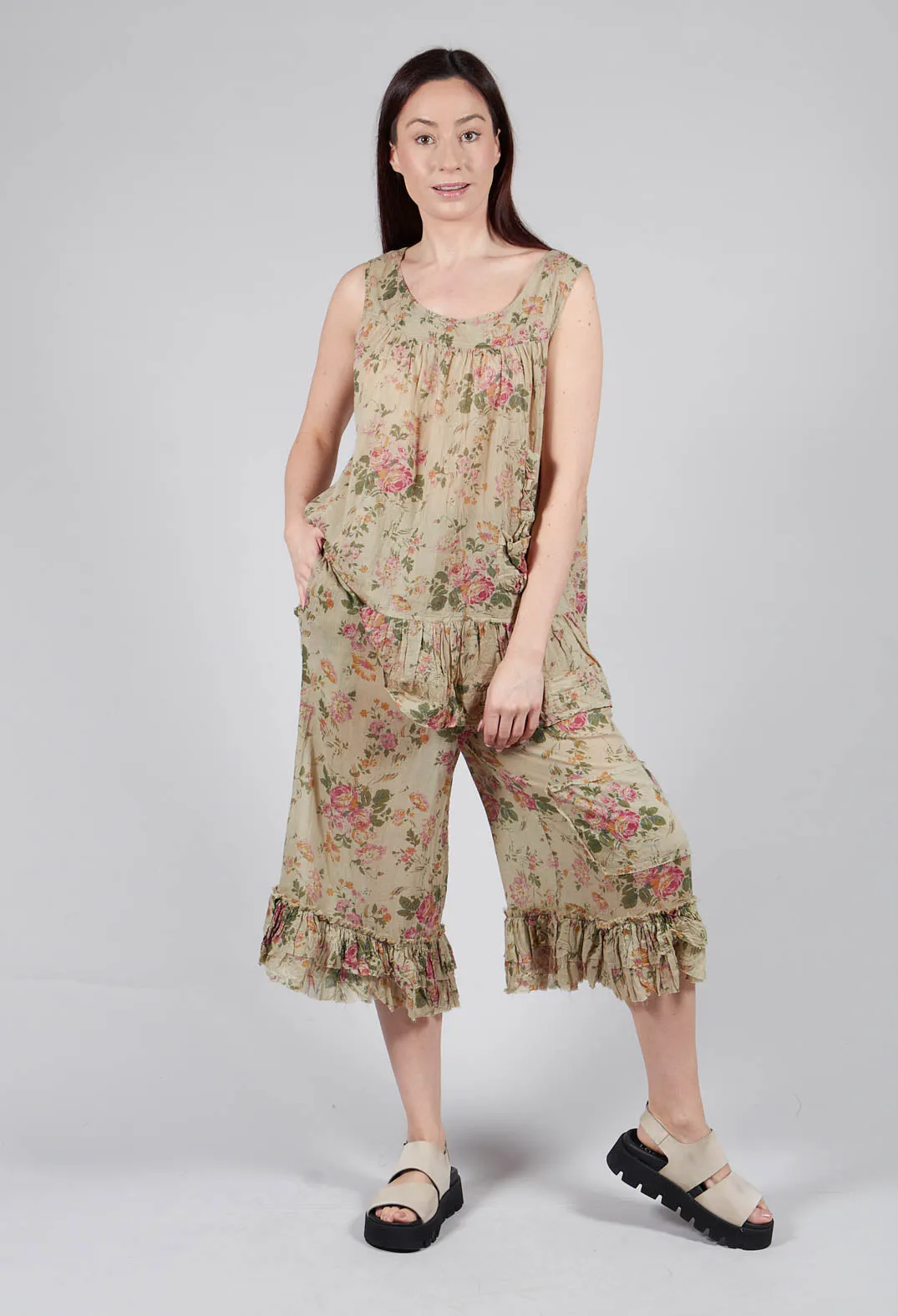 Goyave Trousers in Almond Flowers