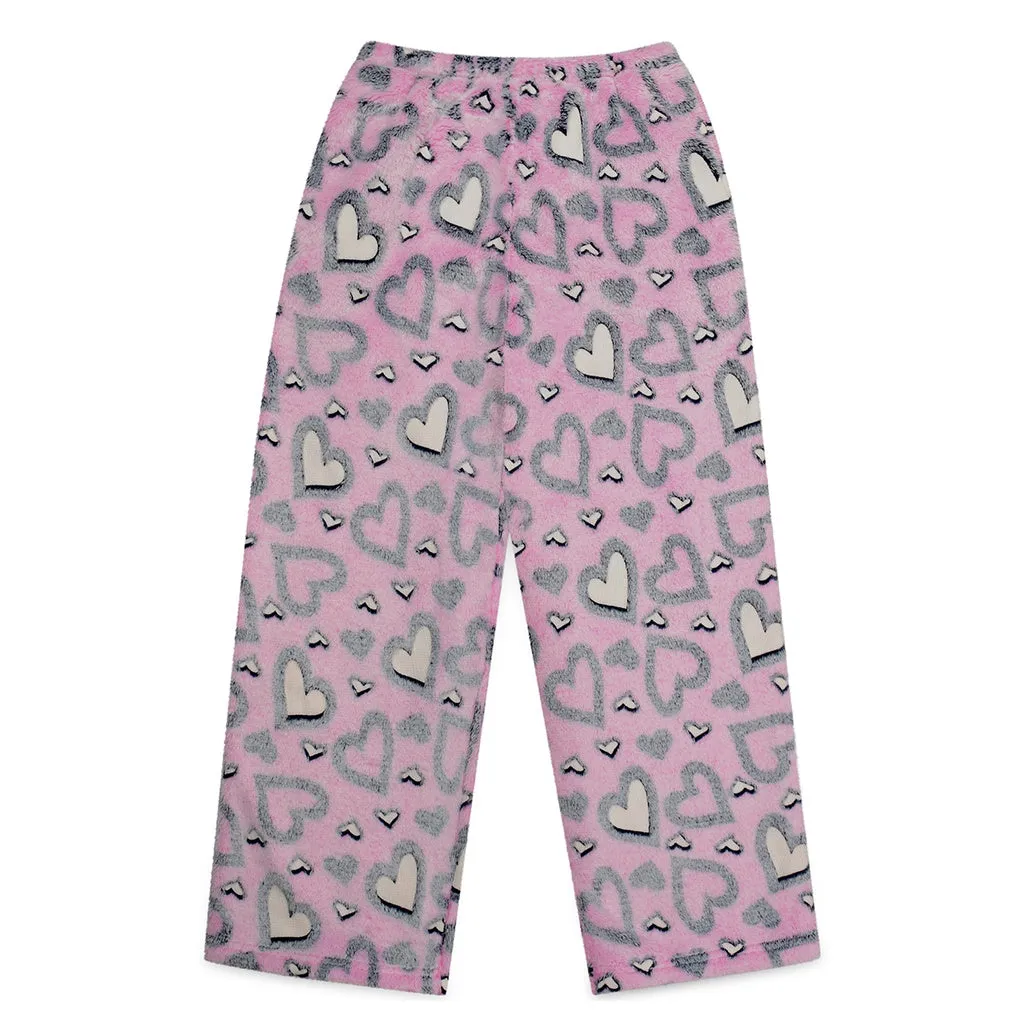 hearts glow plush pants