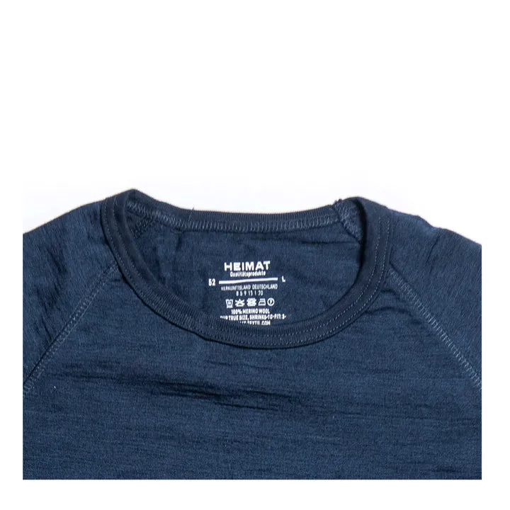 Heimat - Merino Tee Long Sleeves Navy