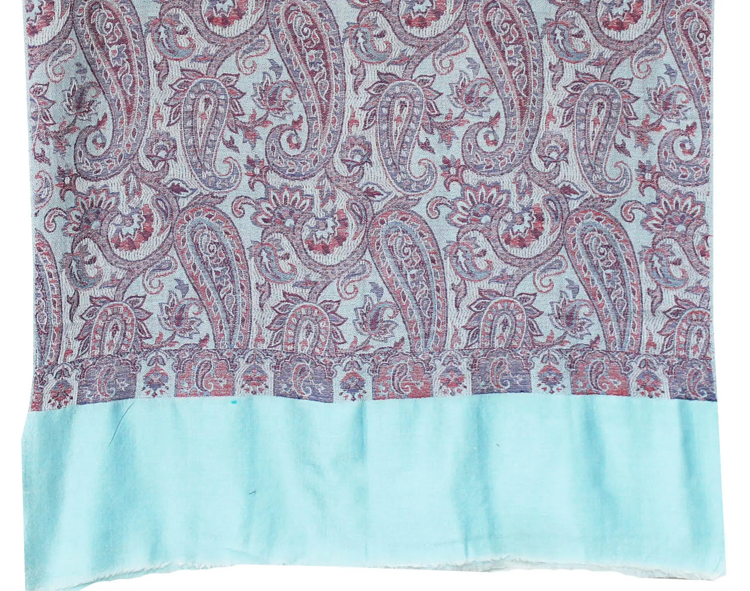 Indian Womens Wool Shawls Paisley Scarf Fashion Gift (80 x 28 inches)