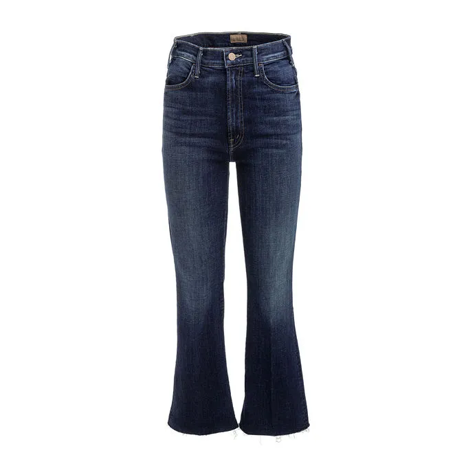 JEANS THE HUSTLER ANKLE FRAY Woman Dark Denim